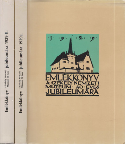 Emlékkönyv a Székely Nemzeti Múzeum ötvenéves jubileumára I-II. (reprint, kísérőfüzettel)- számozott
